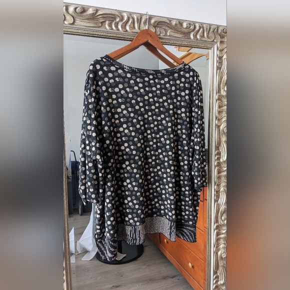 Jean Marc Philippe polka dot blouse 2xl (jmp6) - Picture 2 of 2